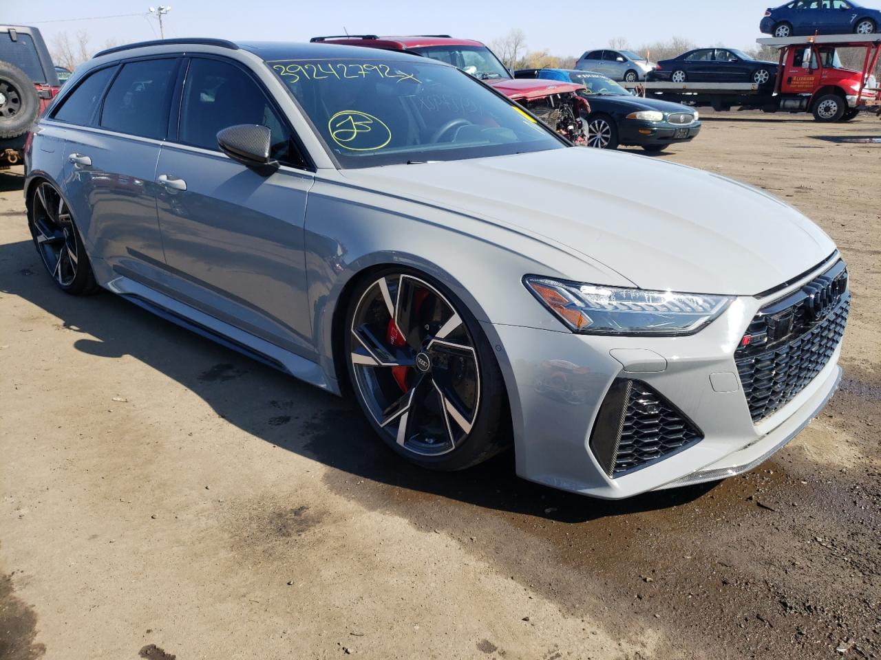 AUDI RS6 2021 with VIN WUA1CBF21MN903625 - Photo from auction