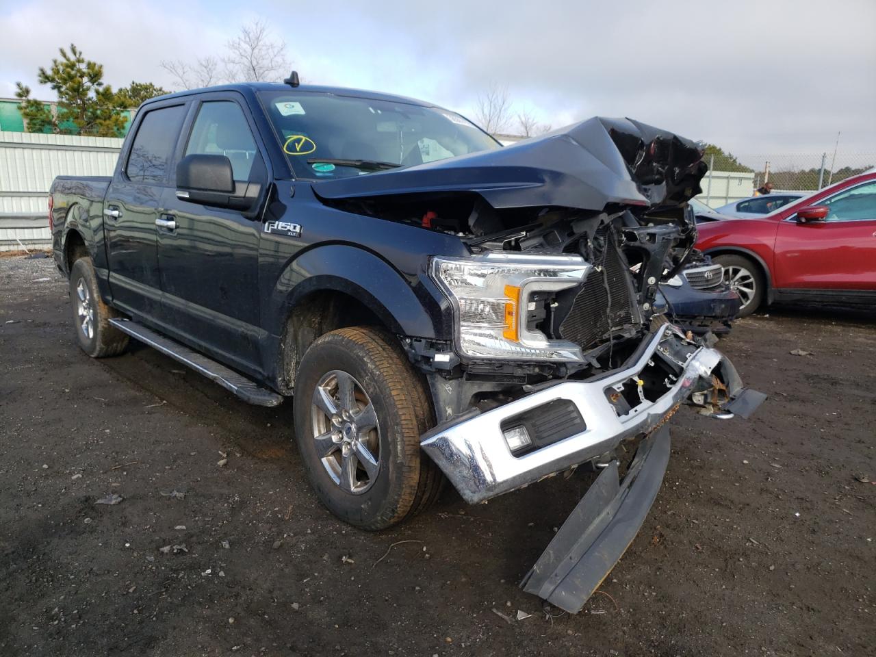 FORD F150 SUPER 2019 with VIN 1FTEW1E54KFA68574 - Photo from auction