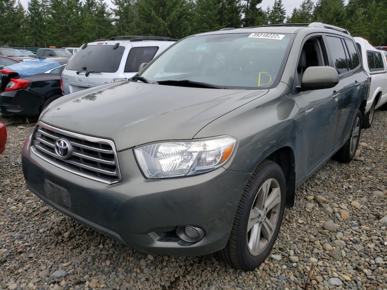 Photo 2 from auction – 2008 TOYOTA HIGHLANDER with VIN JTEES43A682044365
