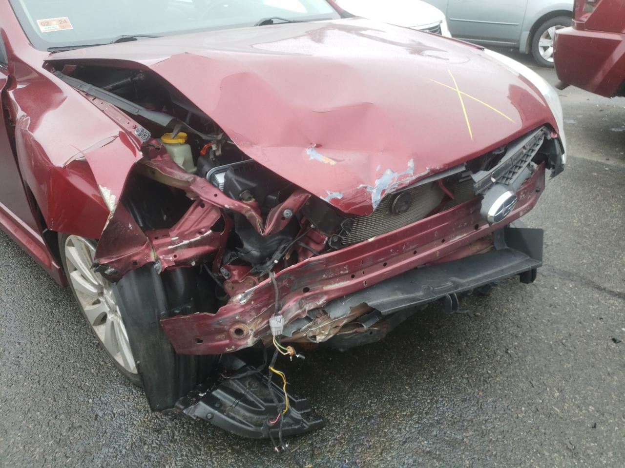 Photo 9 from auction – 2012 SUBARU LEGACY 2.5 with VIN 4S3BMBK6XC3043239