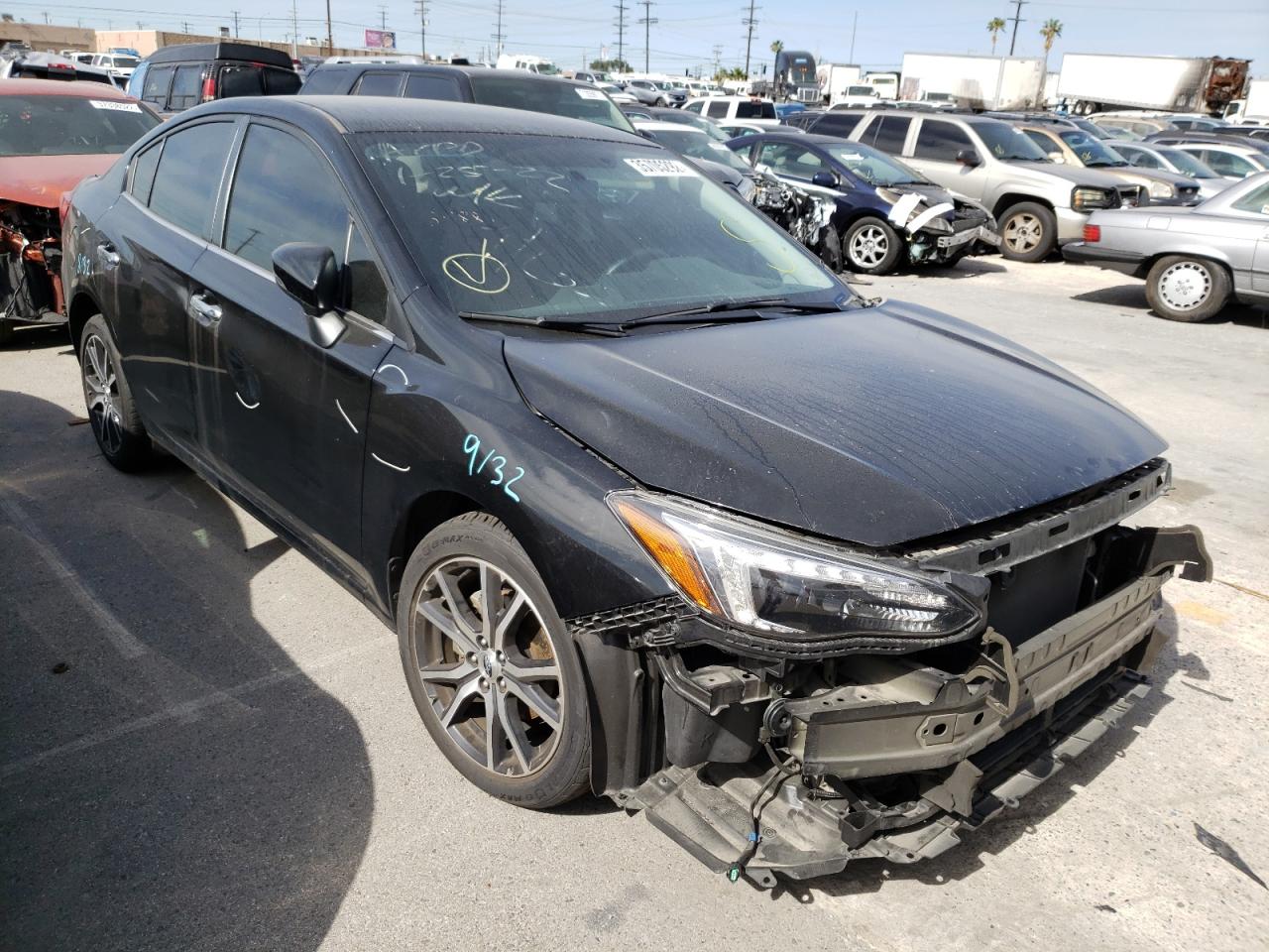 SUBARU IMPREZA LI 2018 with VIN 4S3GKAN60J3600237 - Photo from auction