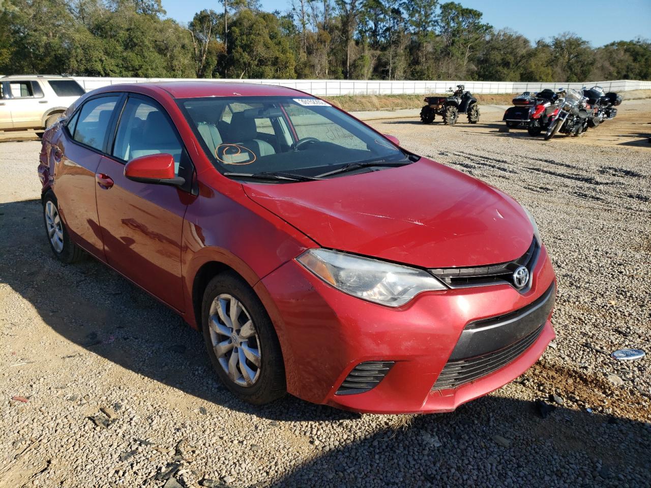 TOYOTA COROLLA L 2016 with VIN 2T1BURHE0GC597135 - Photo from auction