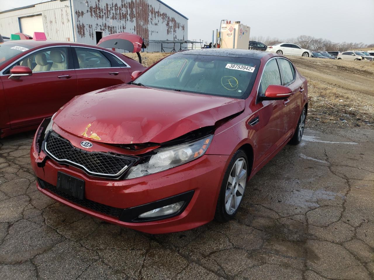 Photo 2 from auction – 2012 KIA OPTIMA SX with VIN 5XXGR4A6XCG027126