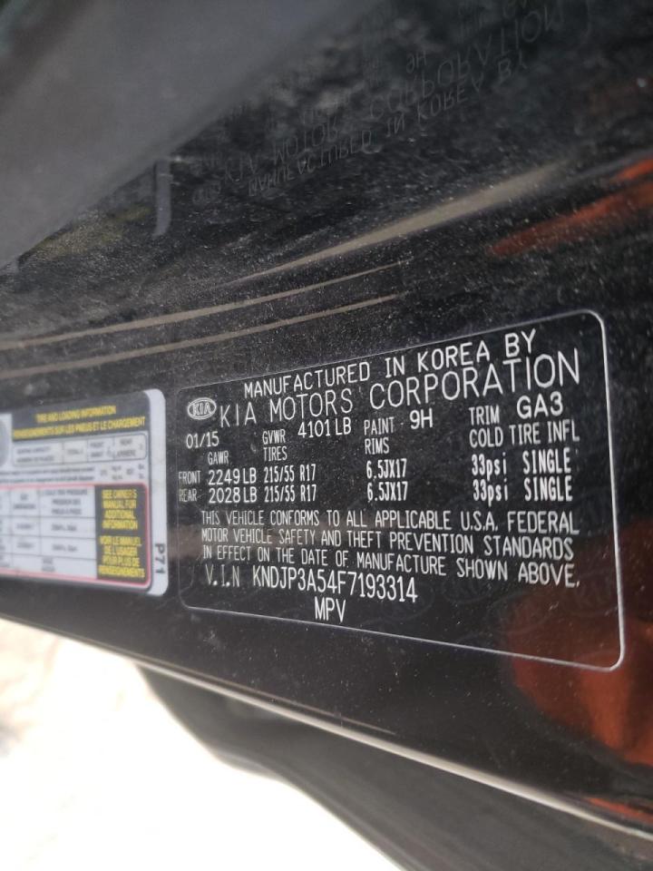Photo 10 from auction – 2015 KIA SOUL + with VIN KNDJP3A54F7193314