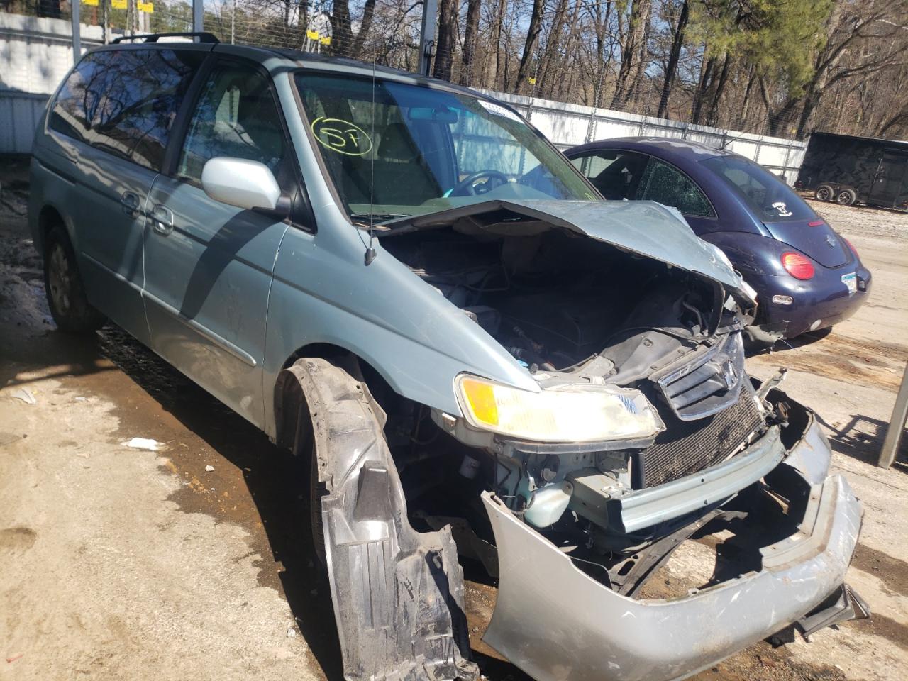 HONDA ODYSSEY EX 2004 with VIN 5FNRL18654B007191 - Photo from auction