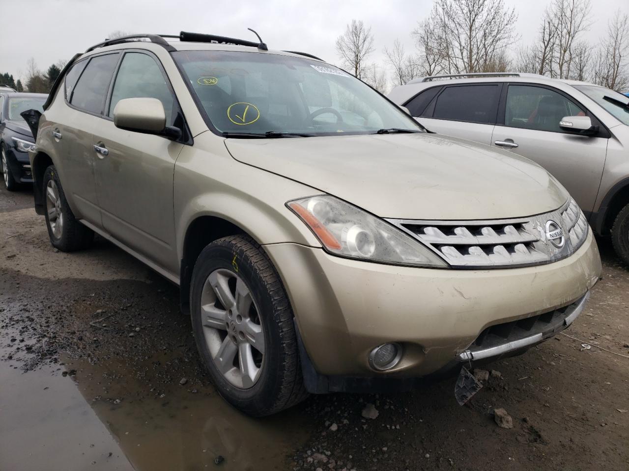 Photo 1 from auction – 2007 NISSAN MURANO SL with VIN JN8AZ08W07W663972