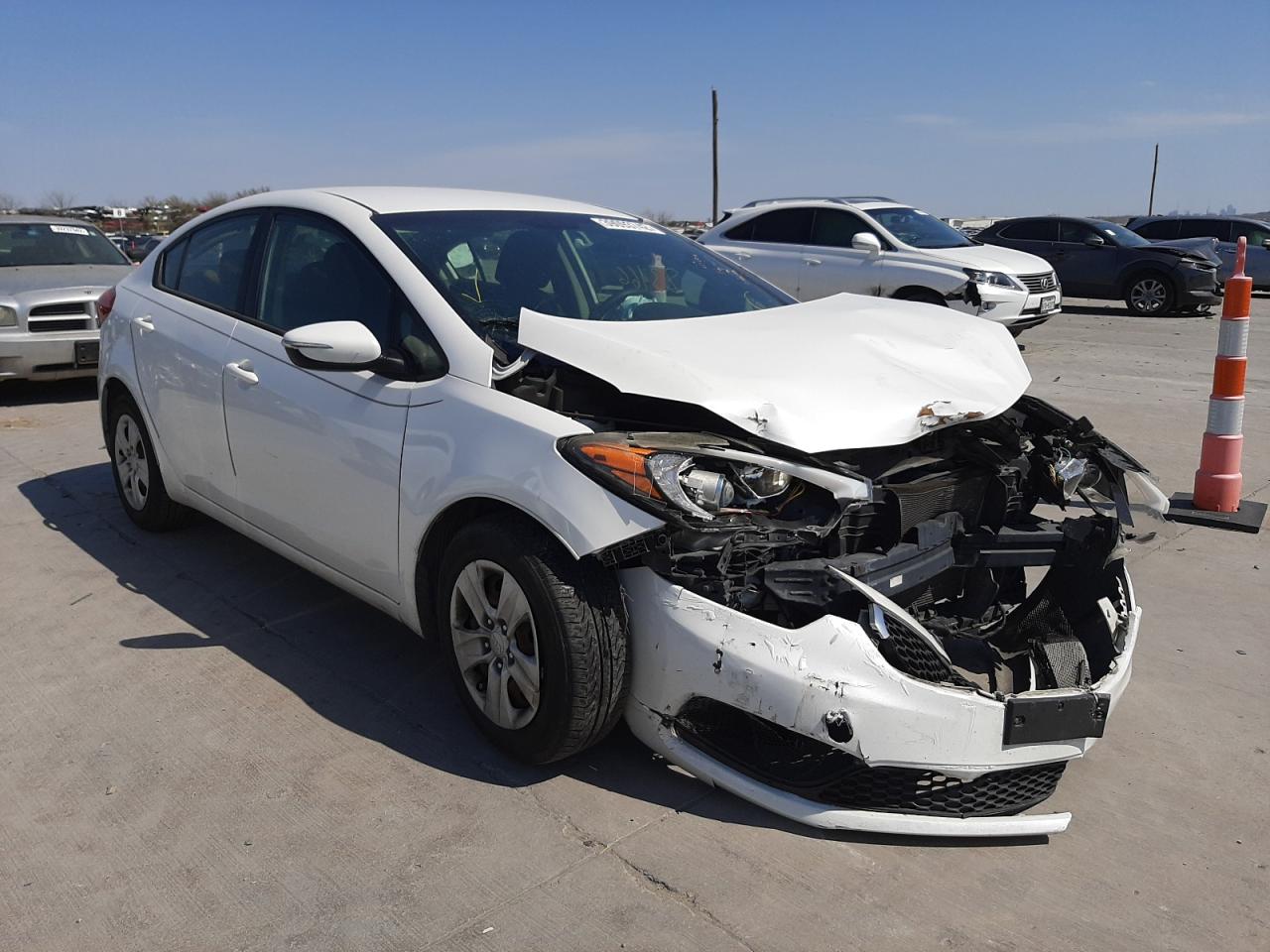KIA FORTE LX 2016 with VIN KNAFX4A6XG5515050 - Photo from auction