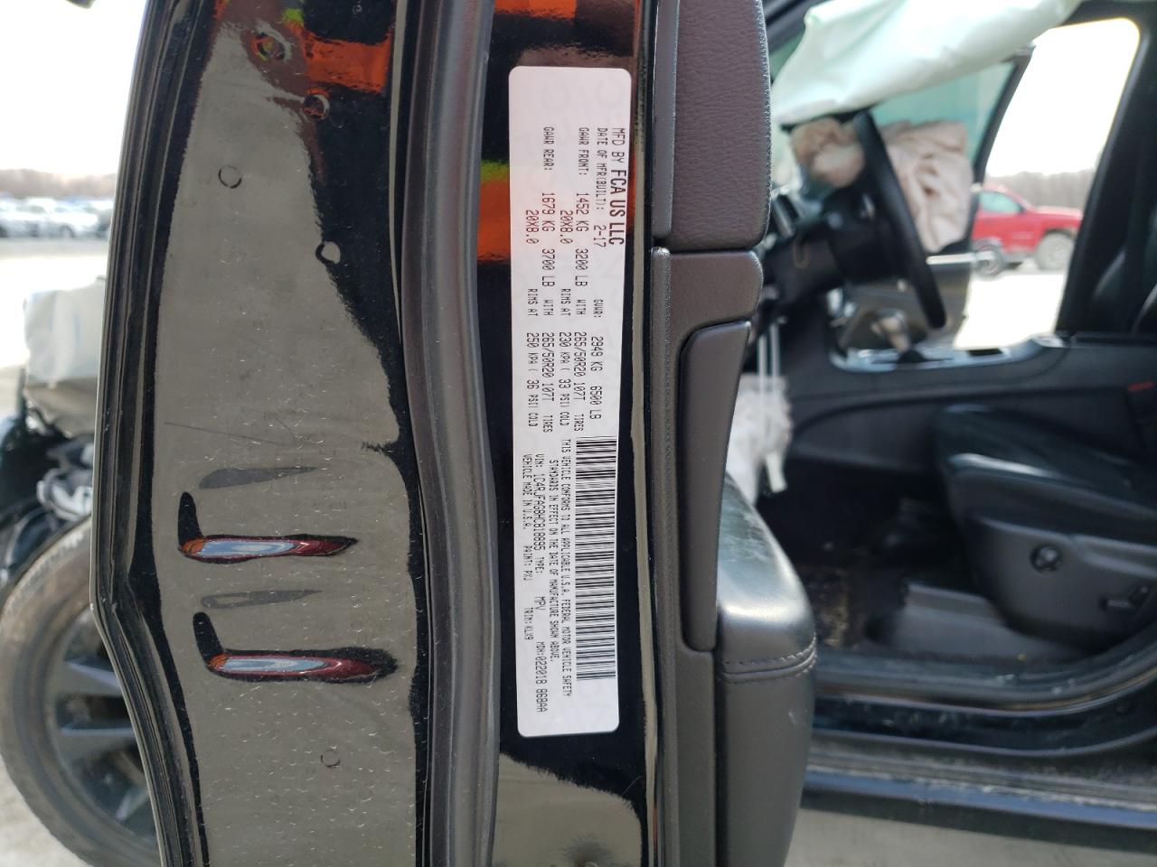 Photo 10 from auction – 2017 JEEP GRAND CHER with VIN 1C4RJFAG8HC818895