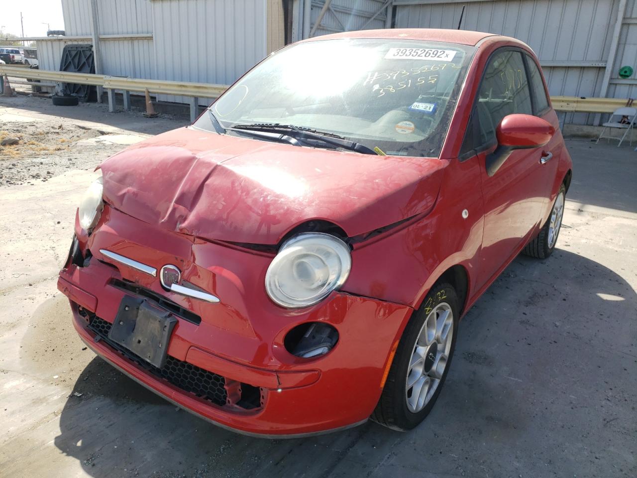 Photo 2 from auction – 2012 FIAT 500 POP with VIN 3C3CFFAR1CT385155