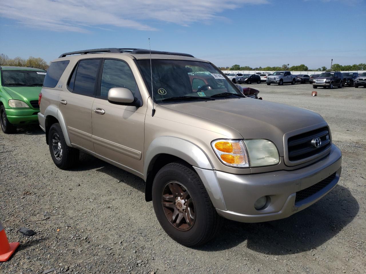 TOYOTA SEQUOIA SR 2003 with VIN 5TDBT44A73S186292 - Photo from auction