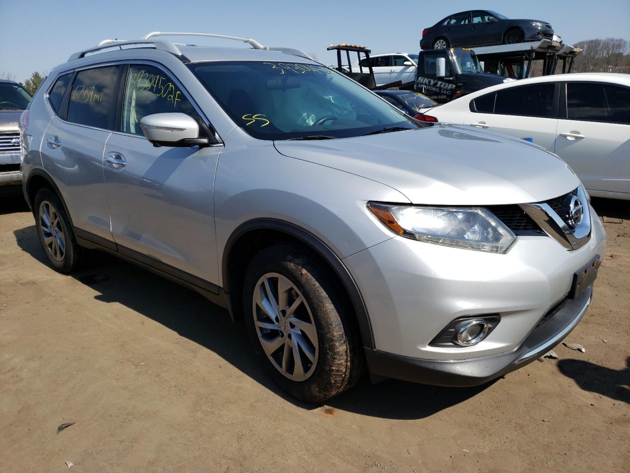 NISSAN ROGUE S 2014 with VIN 5N1AT2MV0EC856400 - Photo from auction