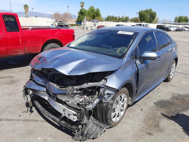 Photo 2 from auction – 2021 TOYOTA COROLLA LE with VIN JTDEPMAE2MJ165566