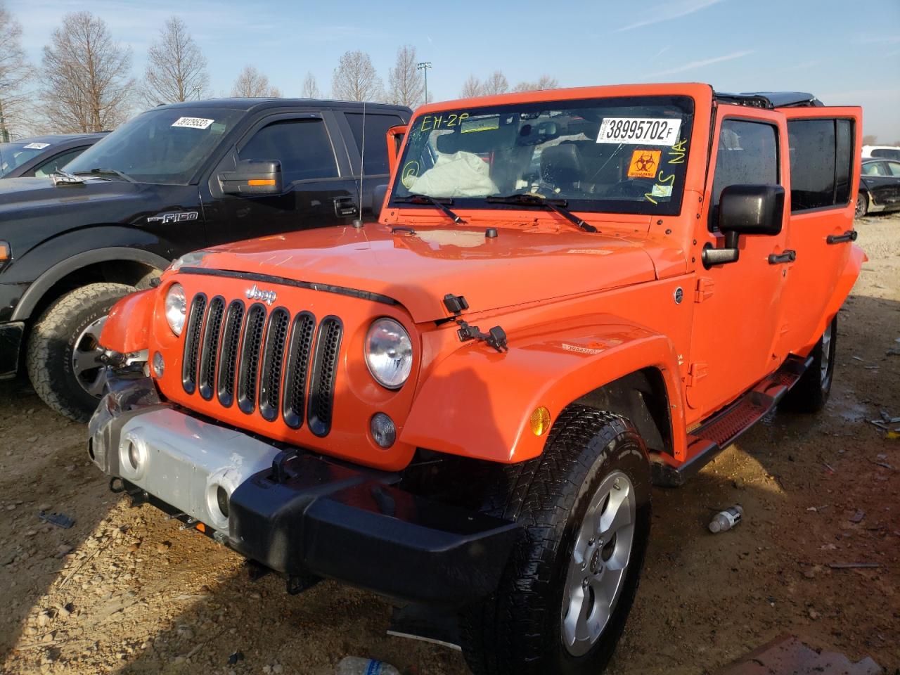 Photo 2 from auction – 2015 JEEP WRANGLER U with VIN 1C4HJWEG1FL694942