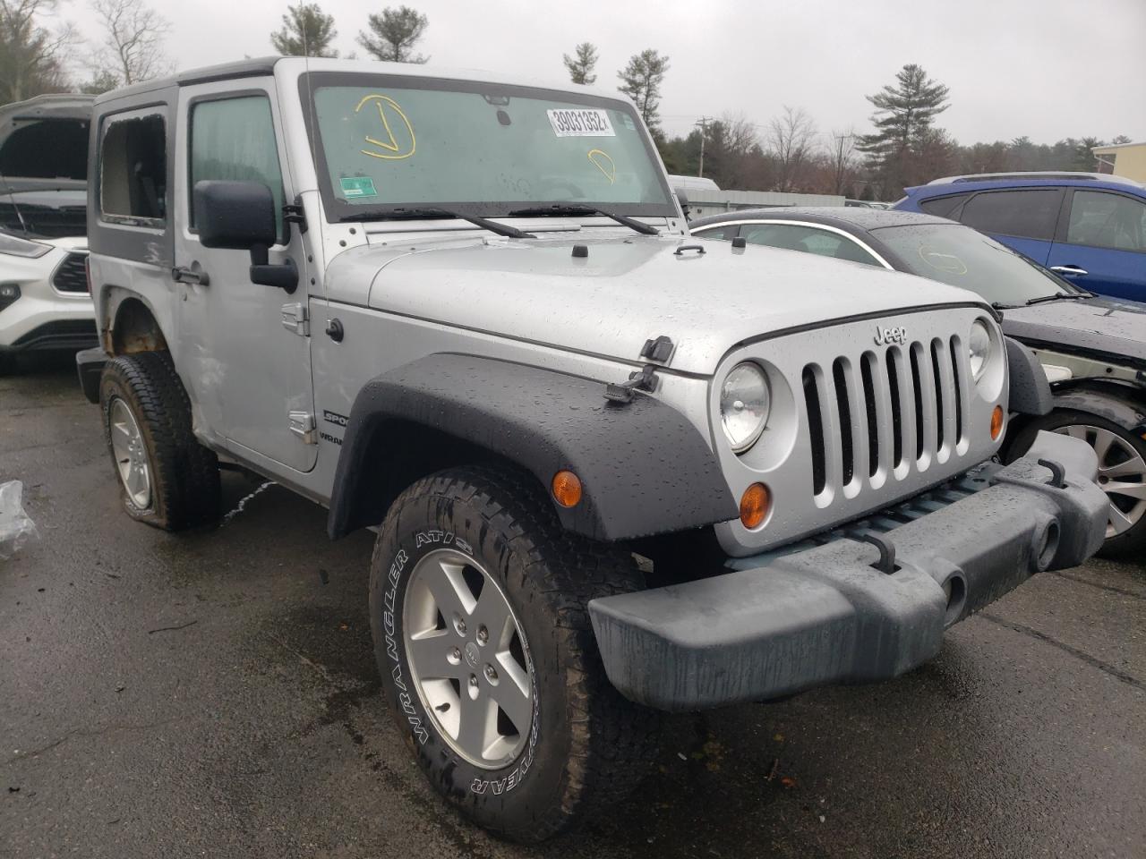 JEEP WRANGLER S 2010 with VIN 1J4AA2D10AL113134 - Photo from auction