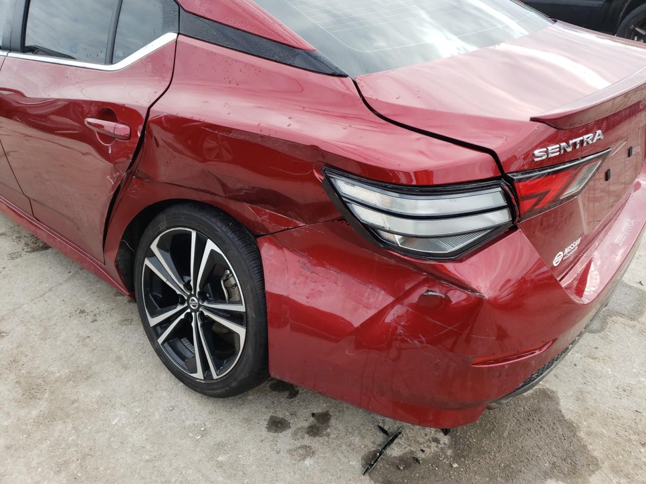 Photo 9 from auction – 2021 NISSAN SENTRA SR with VIN 3N1AB8DV6MY229025