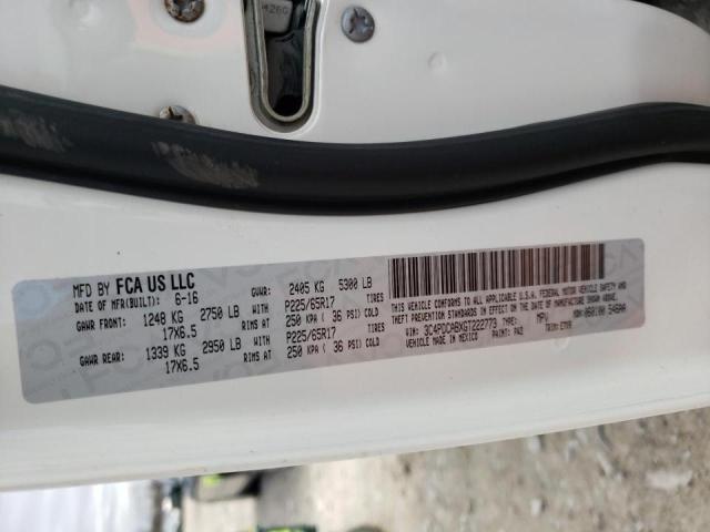 Photo 10 from auction – 2016 DODGE JOURNEY SE with VIN 3C4PDCABXGT222773