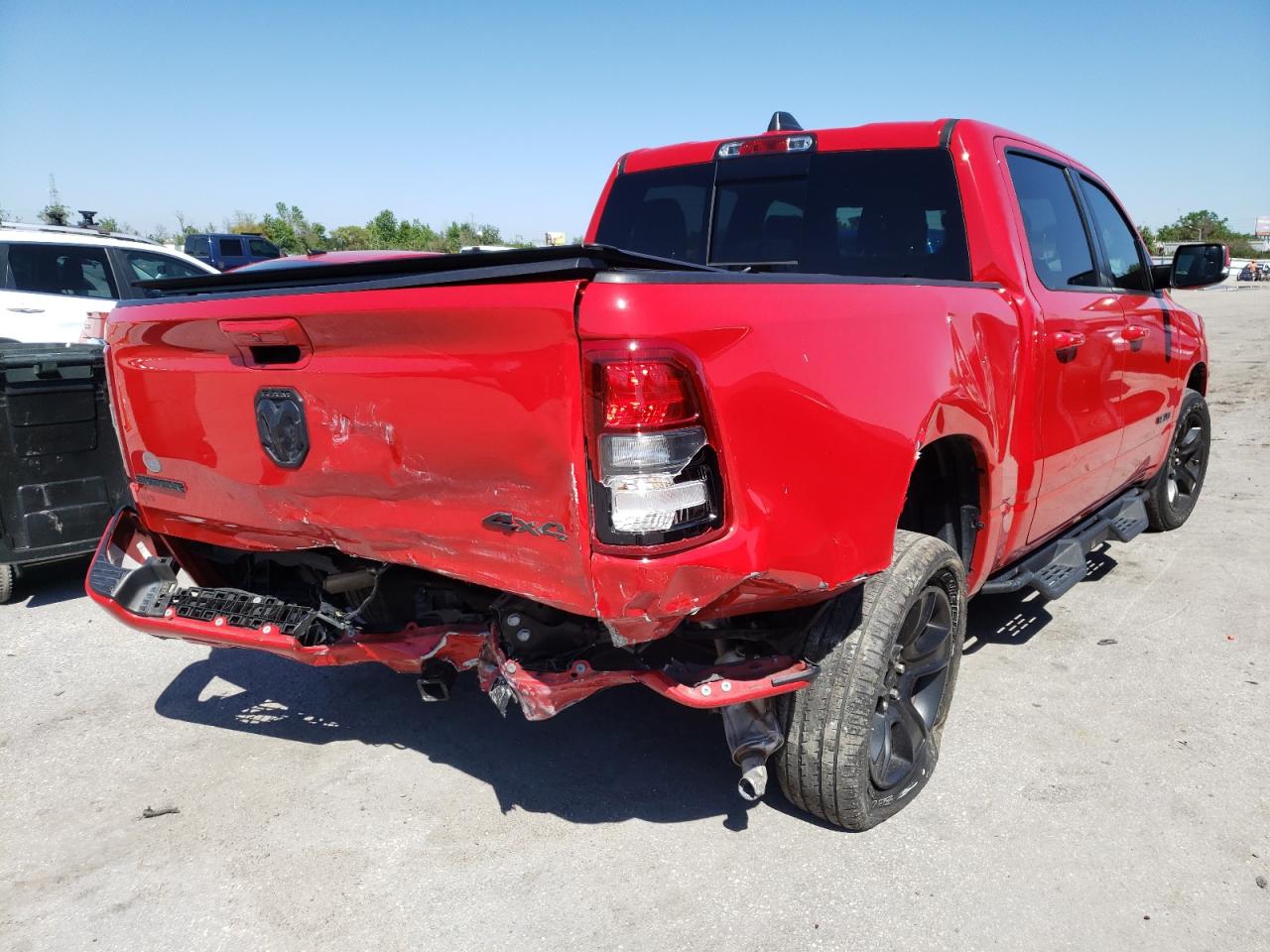 Photo 4 from auction – 2020 RAM 1500 BIG H with VIN 1C6SRFFT6LN127417