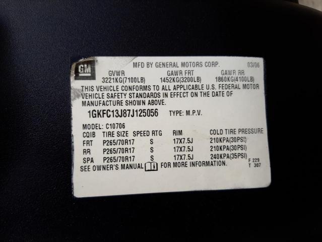 Photo 10 from auction – 2007 GMC YUKON with VIN 1GKFC13J87J125056