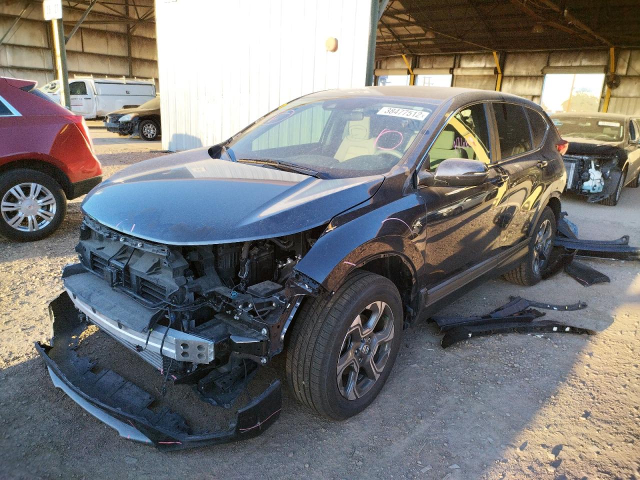 Photo 2 from auction – 2017 HONDA CR-V EX with VIN 2HKRW2H58HH658598