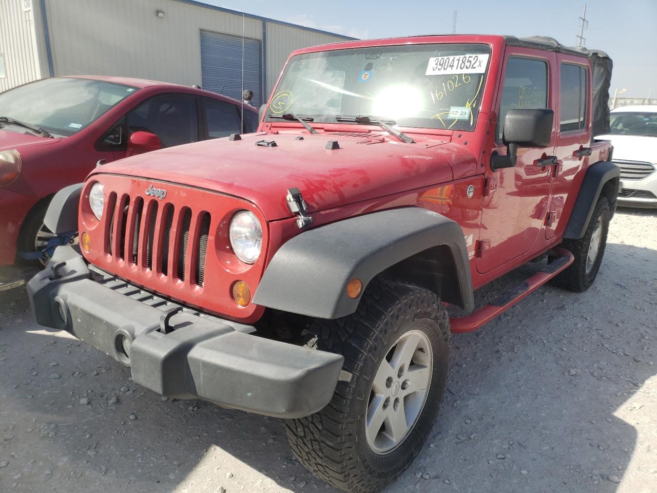 Photo 2 from auction – 2007 JEEP WRANGLER X with VIN 1J4GA39147L161026