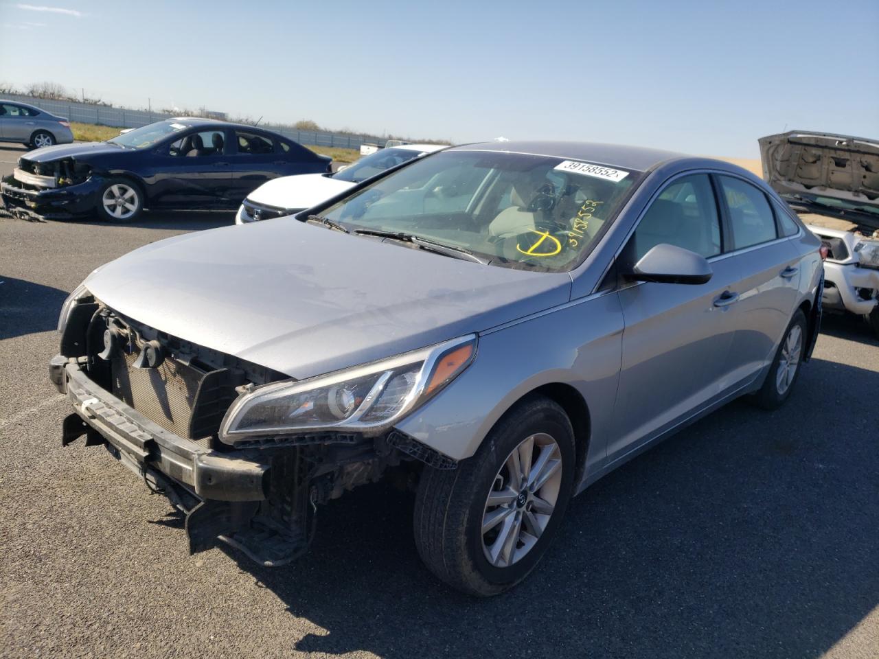 Photo 2 from auction – 2017 HYUNDAI SONATA SE with VIN 5NPE24AF1HH529918