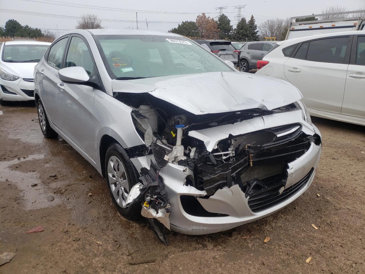 HYUNDAI ACCENT SE 2017 with VIN KMHCT4AE3HU169581 - Photo from auction