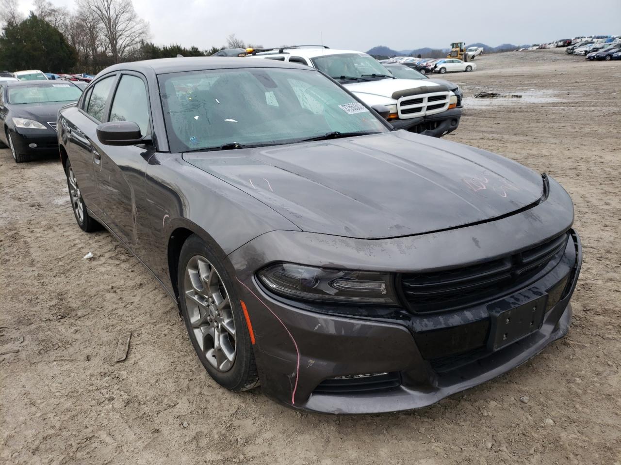 DODGE CHARGER SX 2017 with VIN 2C3CDXJG2HH584418 - Photo from auction