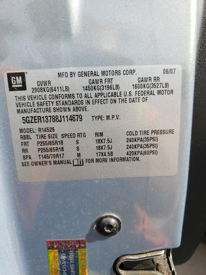 Photo 10 from auction – 2008 SATURN OUTLOOK XE with VIN 5GZER13788J114679