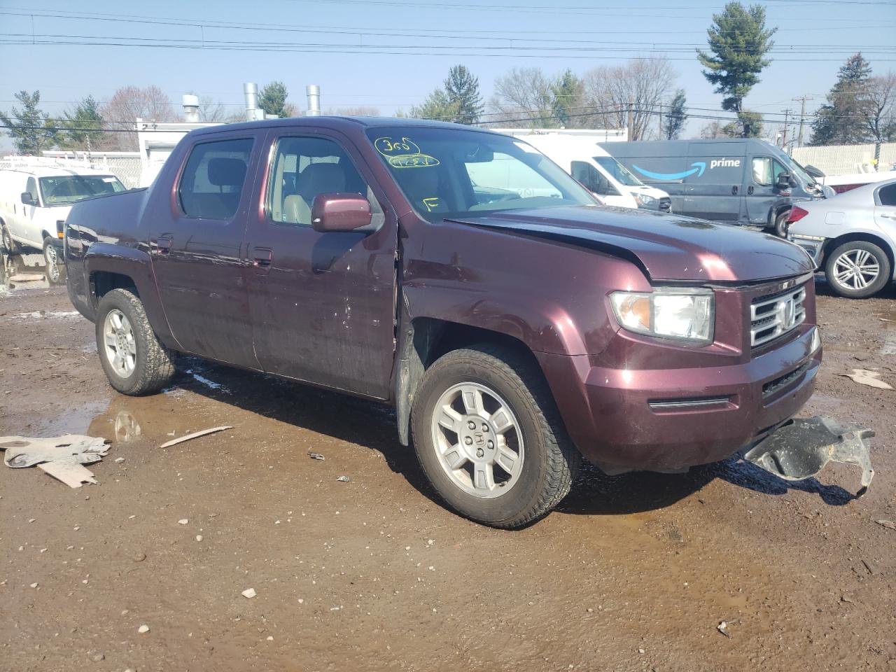 Photo 1 from auction – 2008 HONDA RIDGELINE with VIN 2HJYK16588H526319
