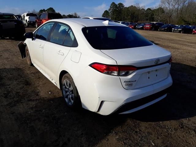 Photo 3 from auction – 2021 TOYOTA COROLLA LE with VIN 5YFEPMAE5MP195334