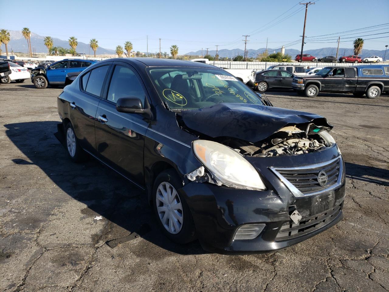 NISSAN VERSA S 2013 with VIN 3N1CN7AP2DL870086 - Photo from auction