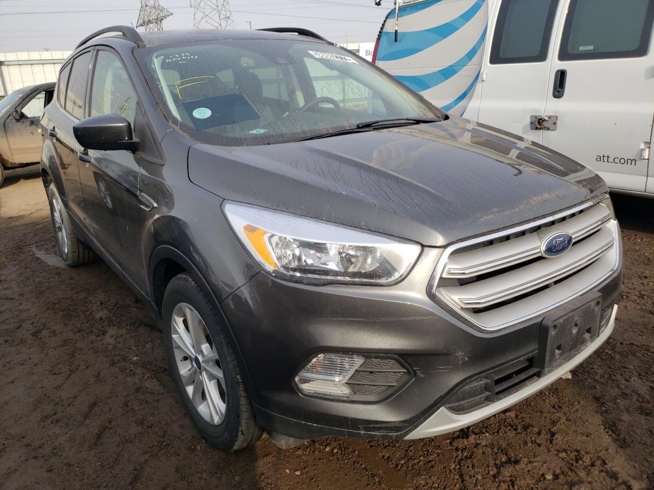 FORD ESCAPE SE 2018 with VIN 1FMCU0GD0JUC11750 - Photo from auction