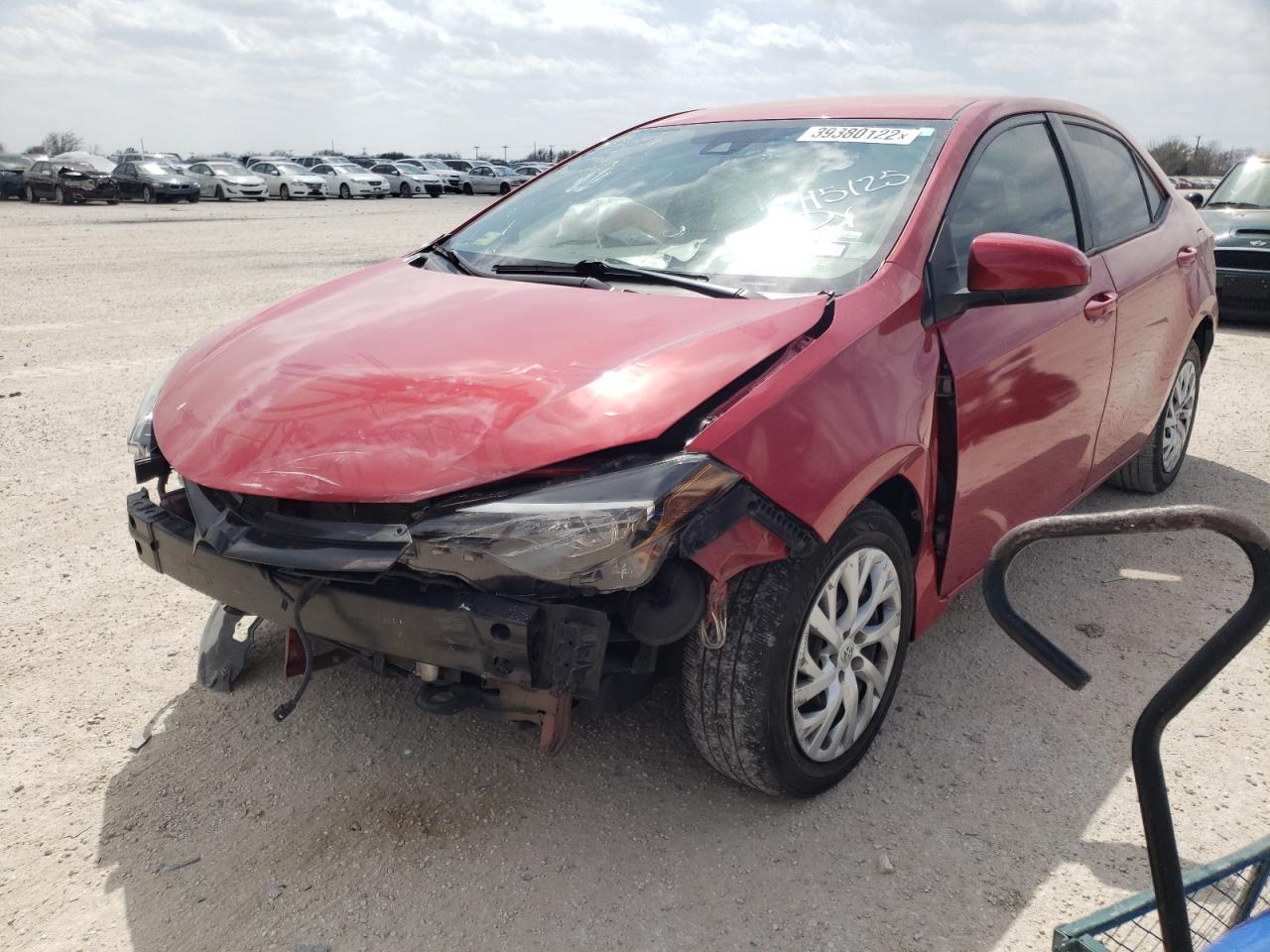 Photo 2 from auction – 2017 TOYOTA COROLLA L with VIN 5YFBURHE6HP596802