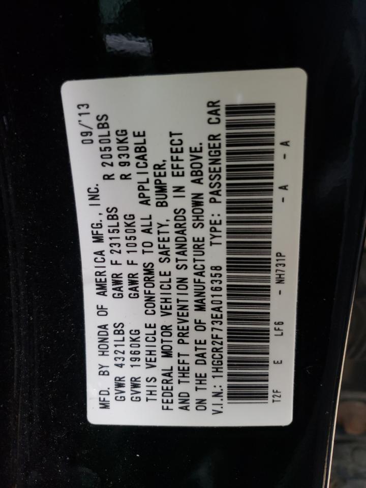 Photo 10 from auction – 2014 HONDA ACCORD EX with VIN 1HGCR2F73EA016358