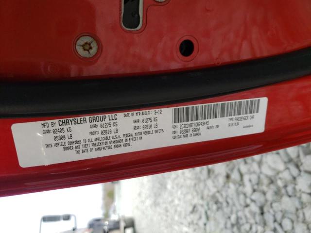 Photo 10 from auction – 2012 DODGE CHALLENGER with VIN 2C3CDYBT7CH243445