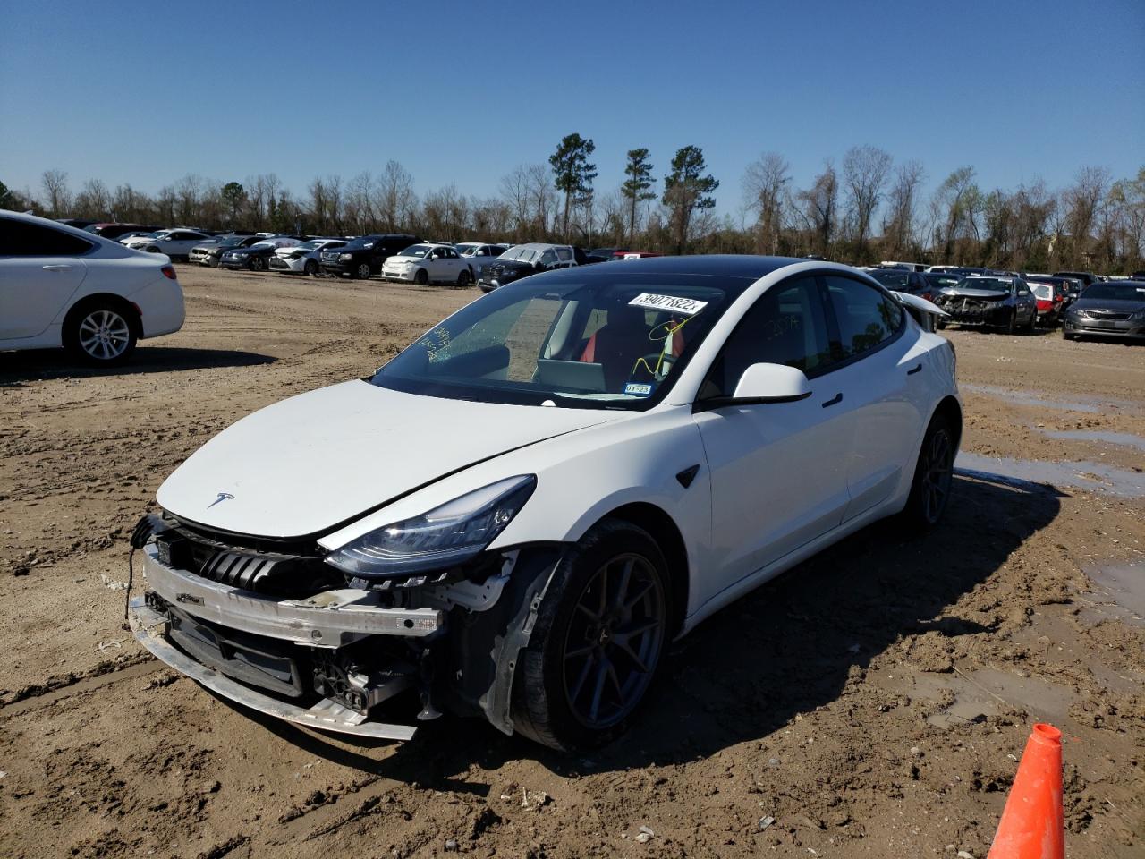 Photo 2 from auction – 2021 TESLA MODEL 3 with VIN 5YJ3E1EB4MF860179