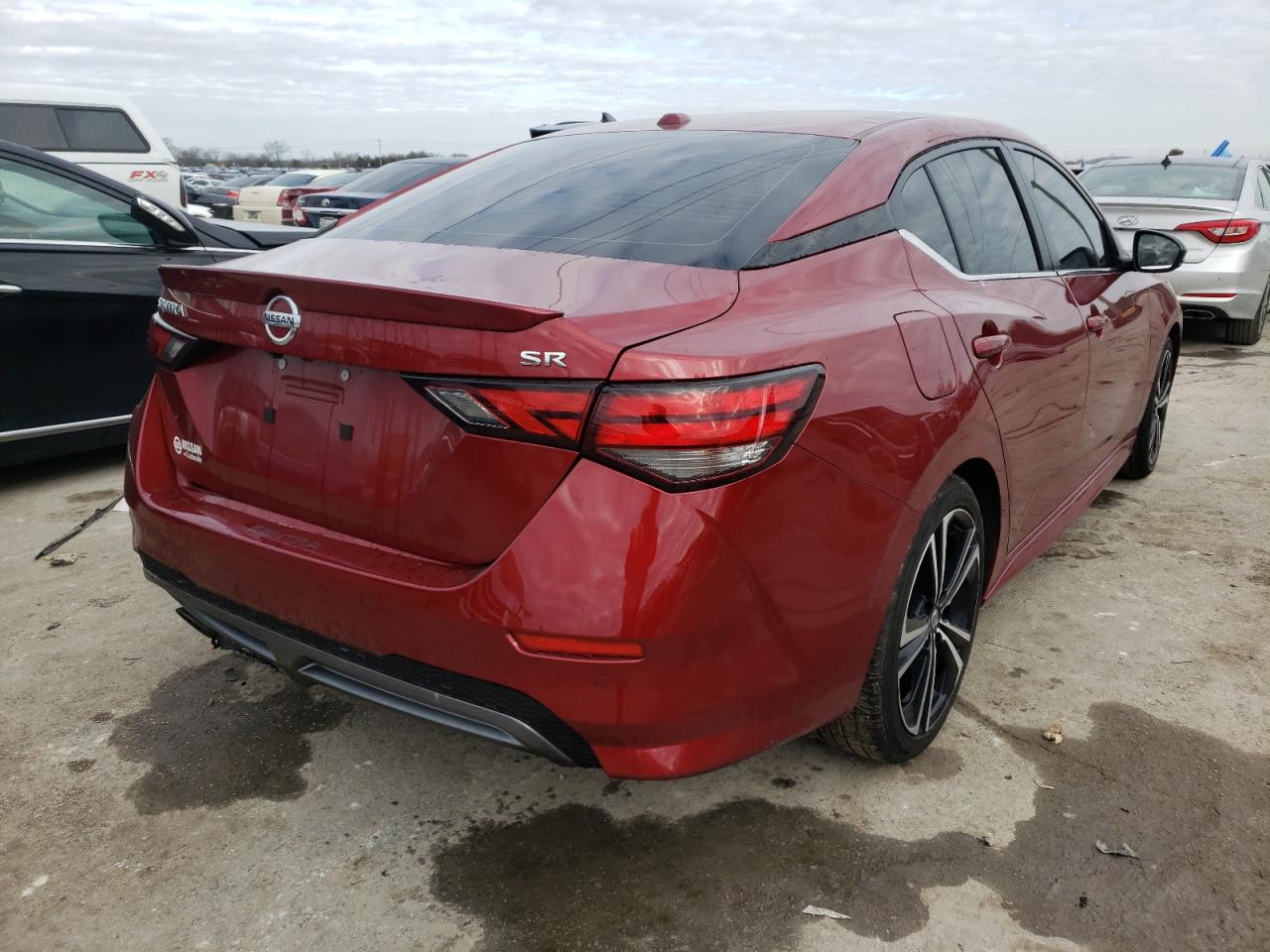 Photo 4 from auction – 2021 NISSAN SENTRA SR with VIN 3N1AB8DV6MY229025