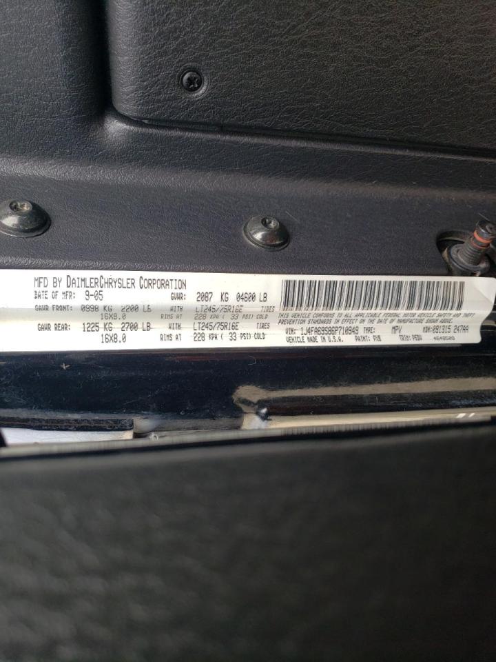 Photo 10 from auction – 2006 JEEP WRANGLER / with VIN 1J4FA69S86P710949