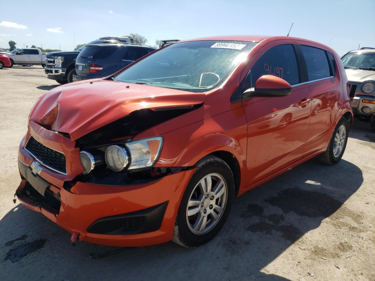 Photo 2 from auction – 2013 CHEVROLET SONIC LT with VIN 1G1JC6SH5D4132177
