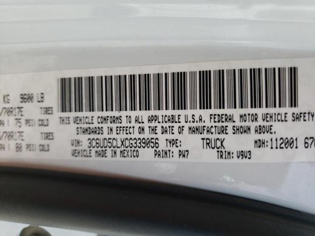 Photo 10 from auction – 2012 DODGE RAM 2500 S with VIN 3C6UD5CLXCG339056