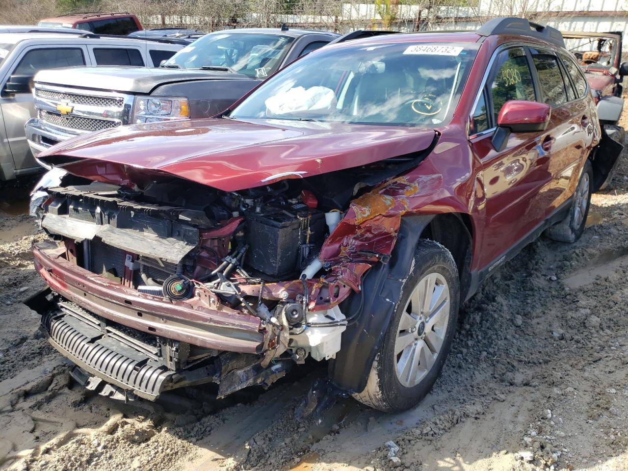 Photo 2 from auction – 2017 SUBARU OUTBACK 2. with VIN 4S4BSADCXH3407245