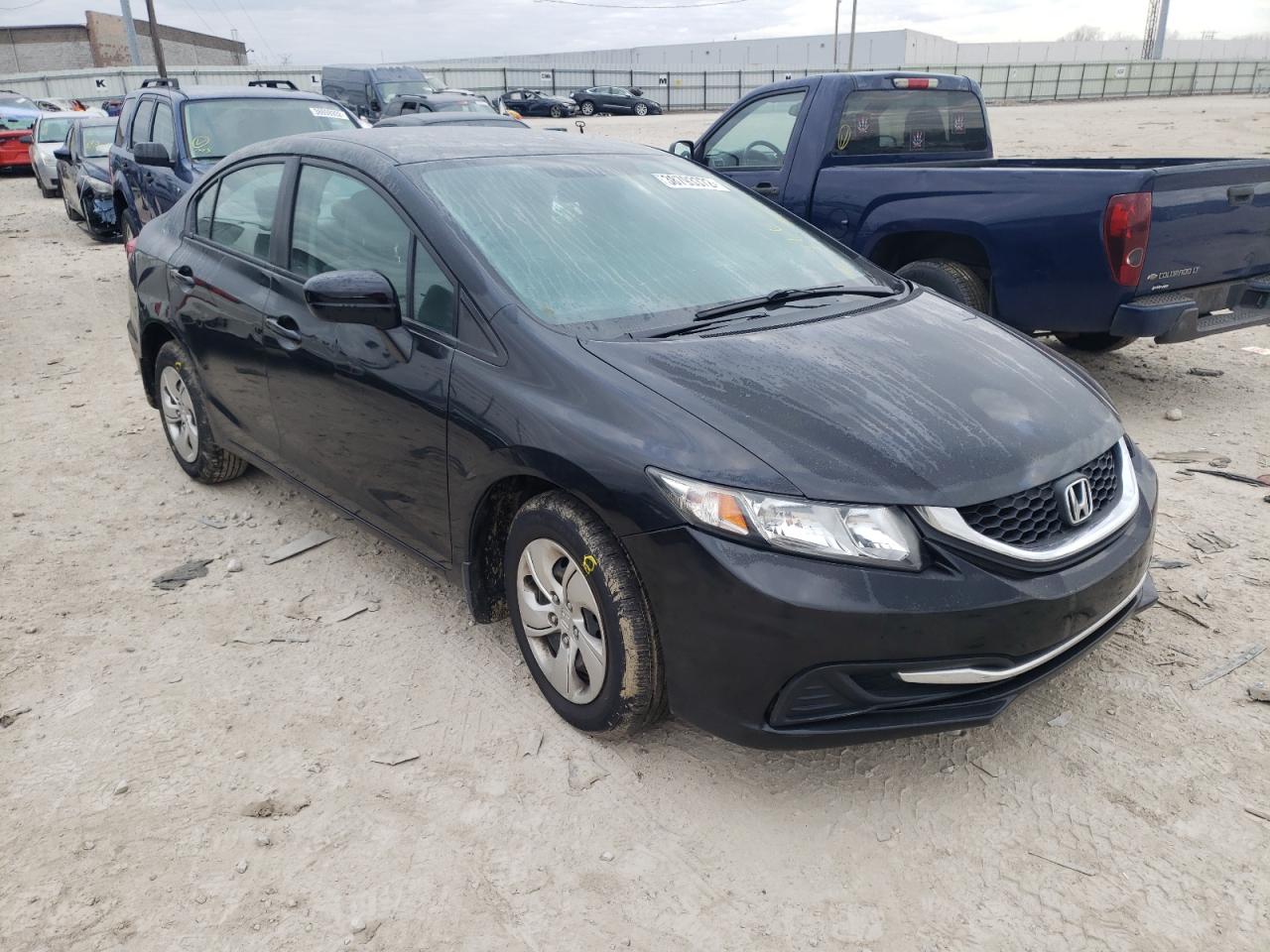 HONDA CIVIC LX 2014 with VIN 19XFB2F55EE206559 - Photo from auction