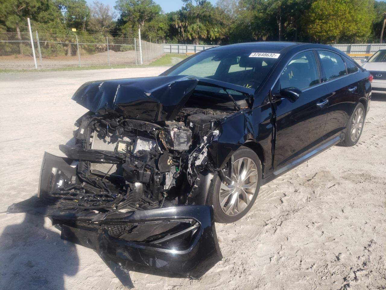 Photo 2 from auction – 2017 HYUNDAI SONATA SPO with VIN 5NPE34AB1HH552867