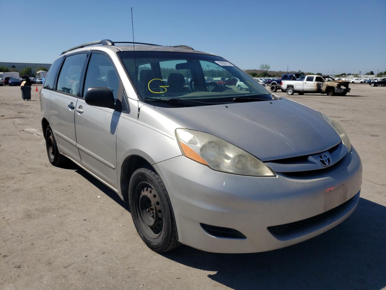 TOYOTA SIENNA CE 2007 with VIN 5TDZK23C27S021040 - Photo from auction