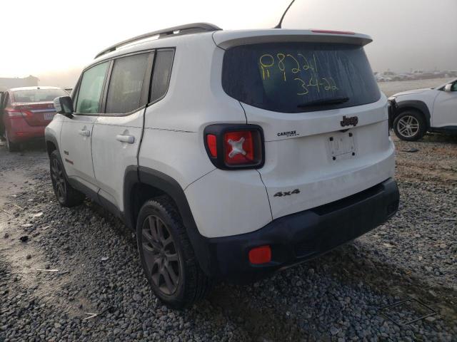 Photo 3 from auction – 2016 JEEP RENEGADE L with VIN ZACCJBBT3GPE08221