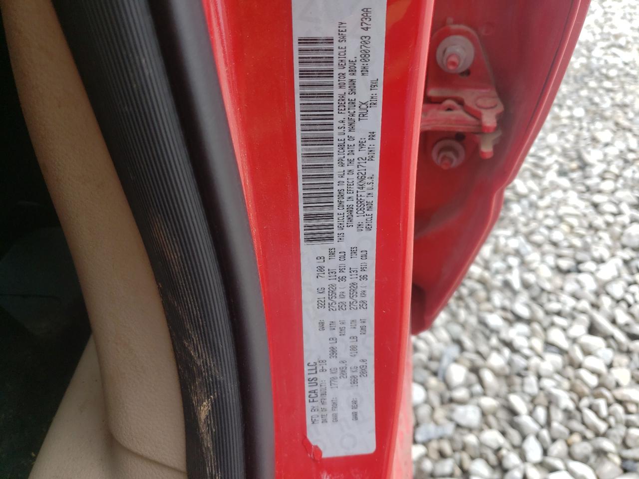 Photo 10 from auction – 2019 RAM 1500 BIG H with VIN 1C6SRFFT4KN621712
