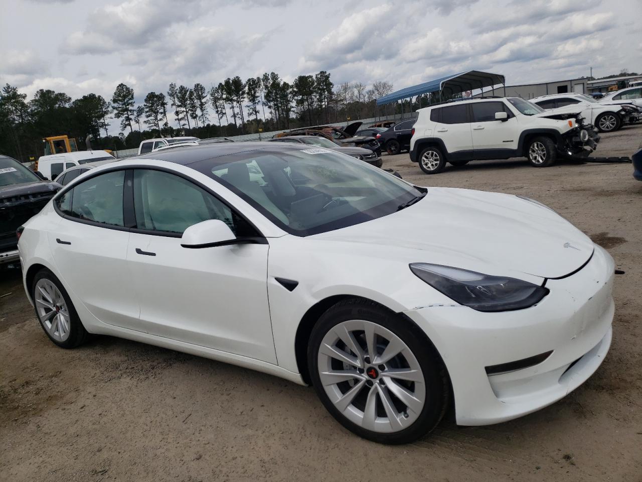 TESLA MODEL 3 2021 with VIN 5YJ3E1EA0MF019239 - Photo from auction