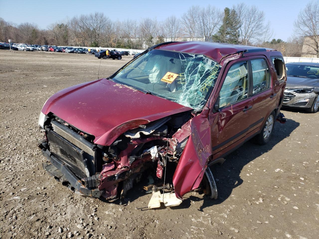 Photo 2 from auction – 2006 HONDA CR-V LX with VIN SHSRD78596U405443