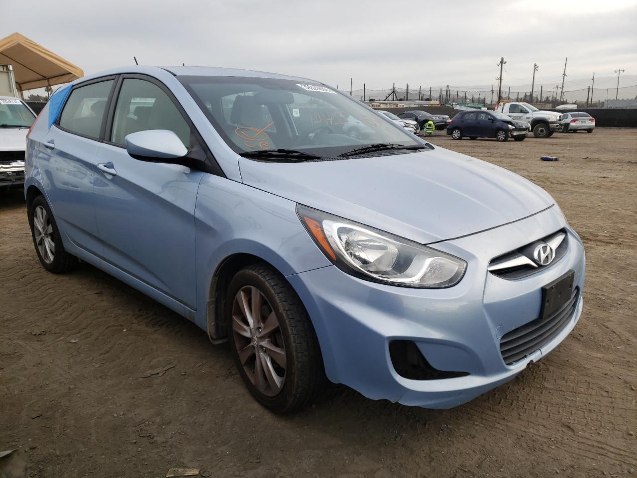 HYUNDAI ACCENT GLS 2012 with VIN KMHCU5AE5CU047722 - Photo from auction
