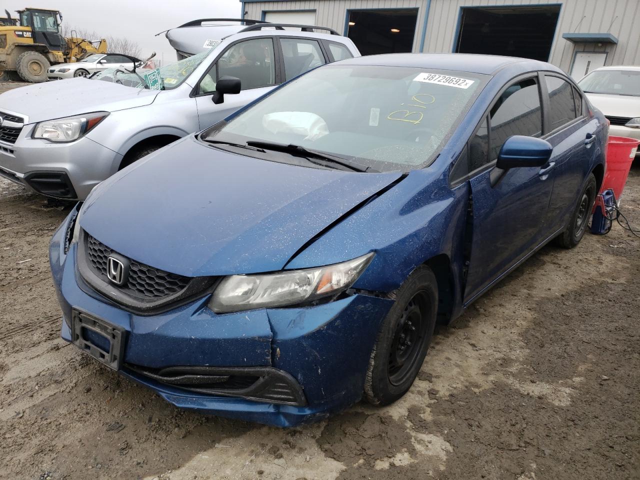 Photo 2 from auction – 2015 HONDA CIVIC LX with VIN 19XFB2E5XFE026397